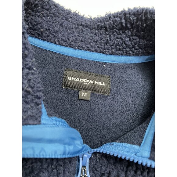 Shadow Hill Full Zip Fleece Jacket in Lapis Blue - Picture 3 of 4